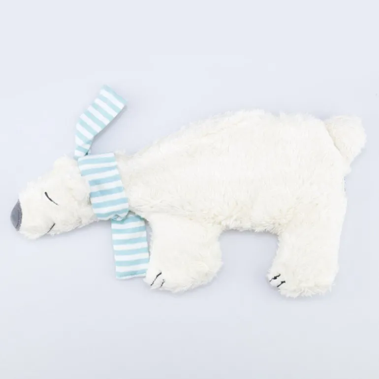 Wärmekissen Eisbär - Kirschkern- oder Dinkel-Inlett