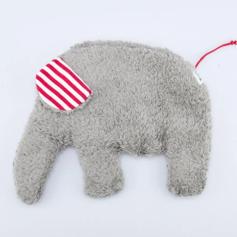 Wärmekissen Elefant grau - Kirschkern- oder Dinkel-Inlett