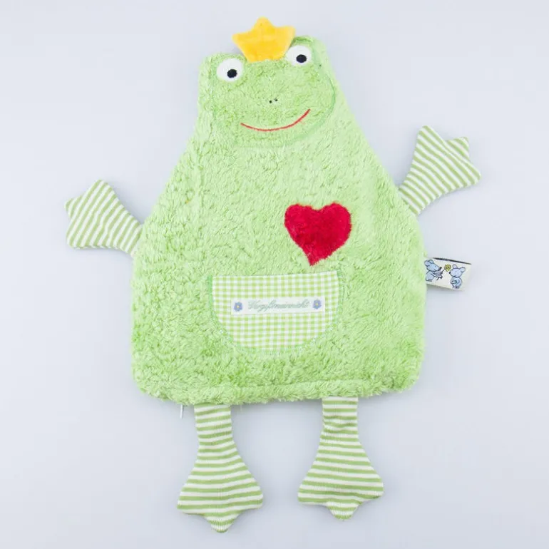 Wärmekissen Frosch - Kirschkern- oder Dinkel-Inlett